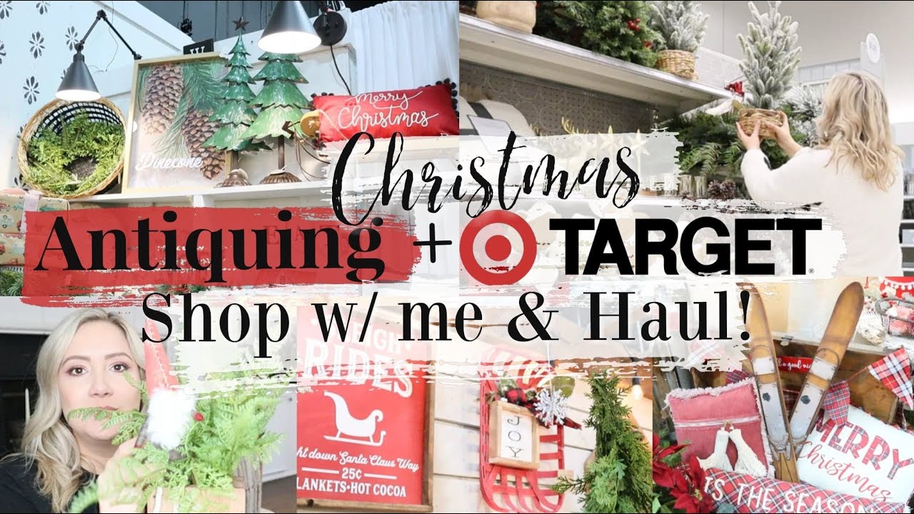 CHRISTMAS SHOP WITH ME AND CHRISTMAS DECOR HAUL!