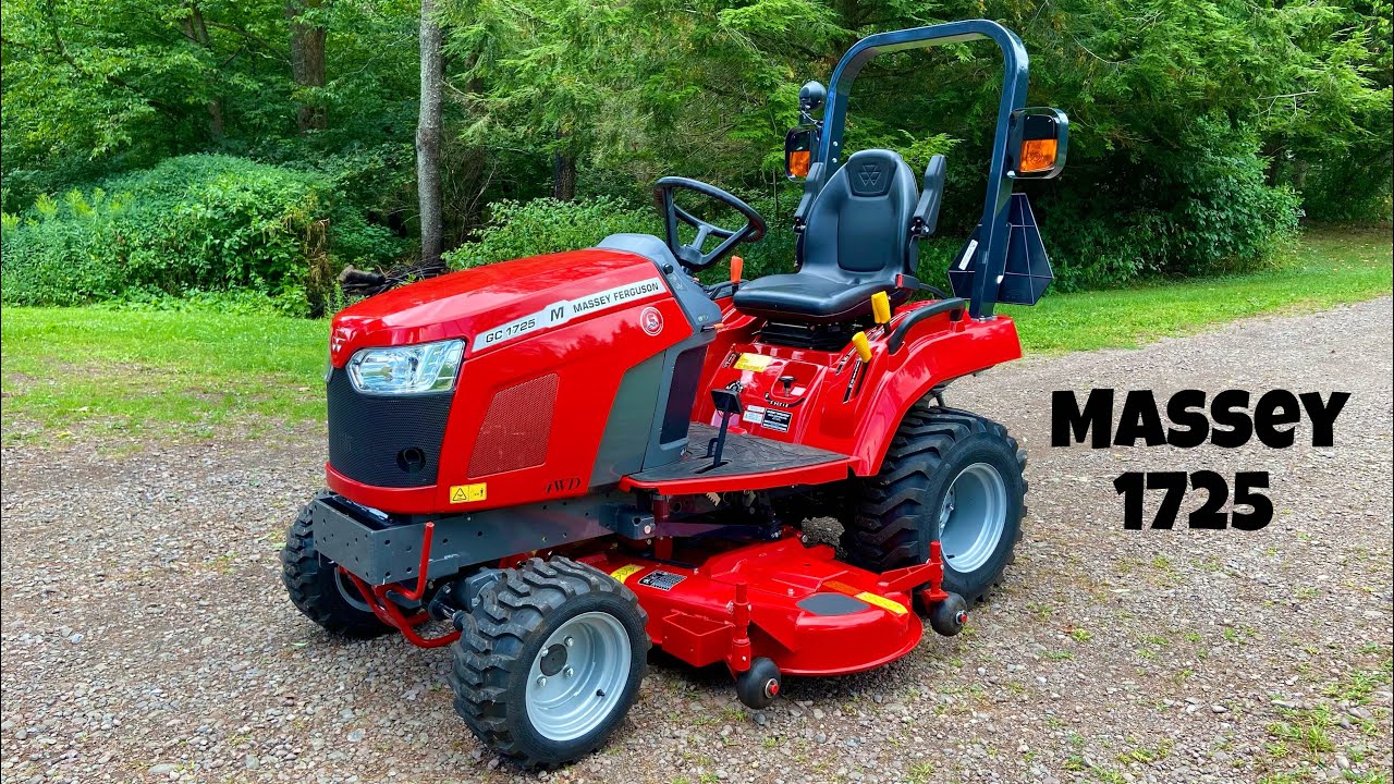 Обзор дизельного трактора Massey Ferguson GC 1725M 2022 года выпуска.
