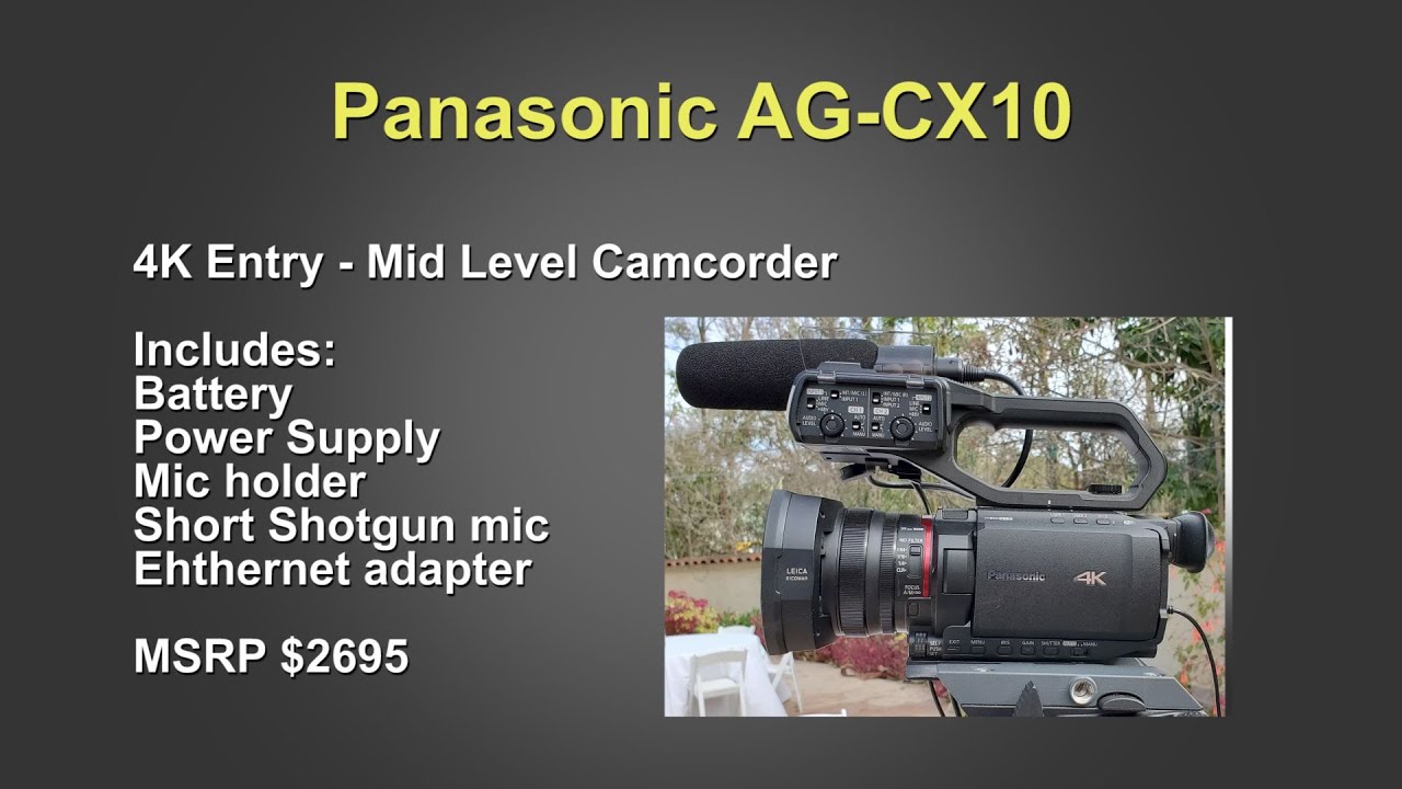 Panasonic AG-CX10 Review