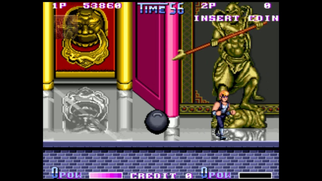 Double Dragon II Arcade Speedrun - No Deaths - Normal Difficulty (Default Settings)