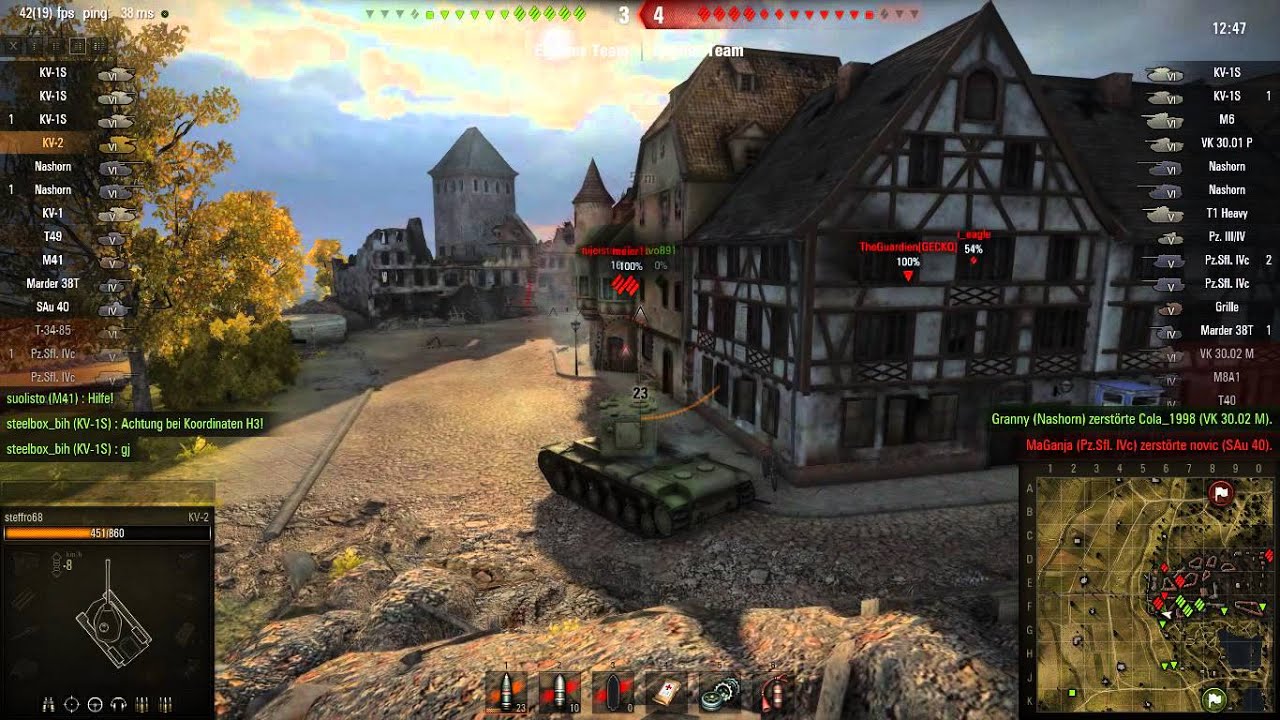 World Of Tanks KV 2 (Stufe VI) Siegfriedlinie