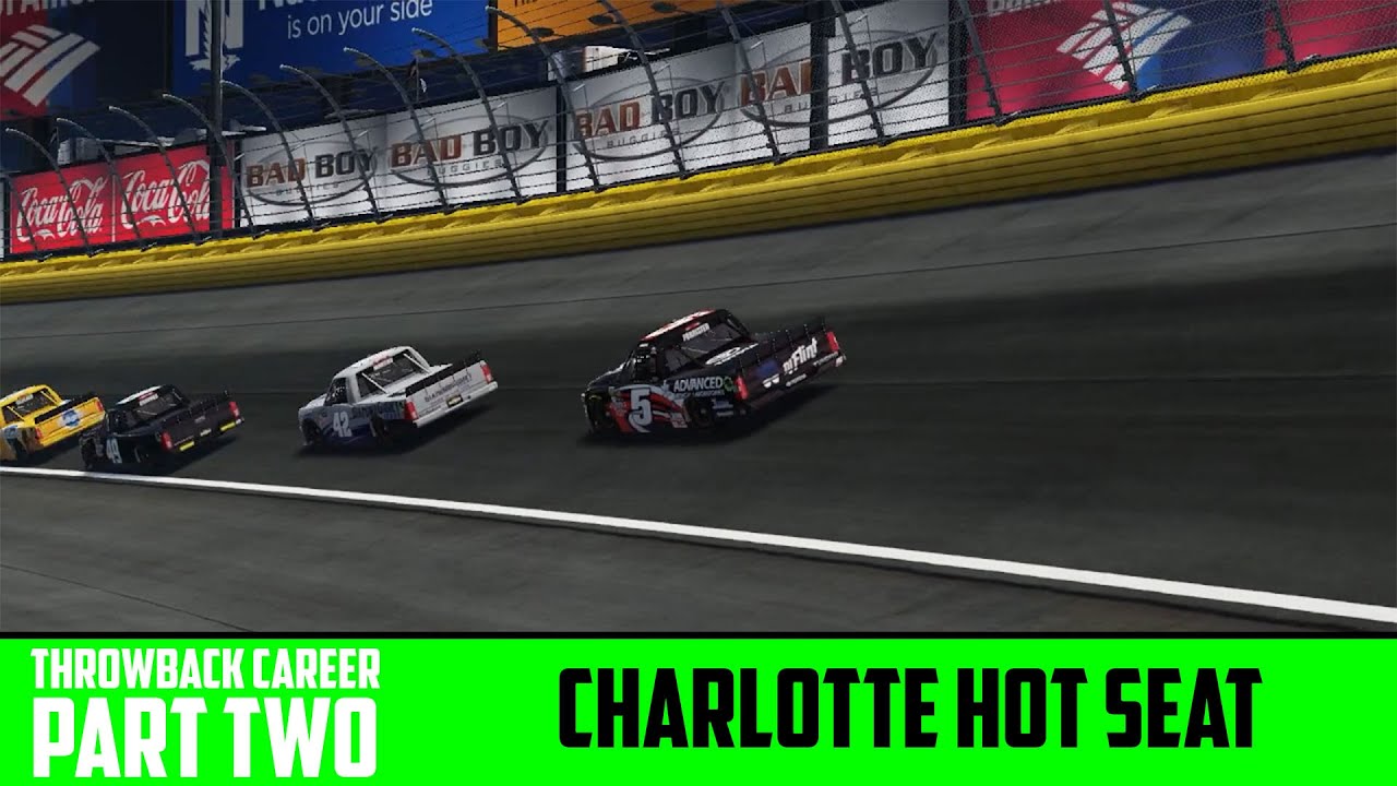 NASCAR Heat 2 Throwback Career Part 2- Charlotte Hot Seat