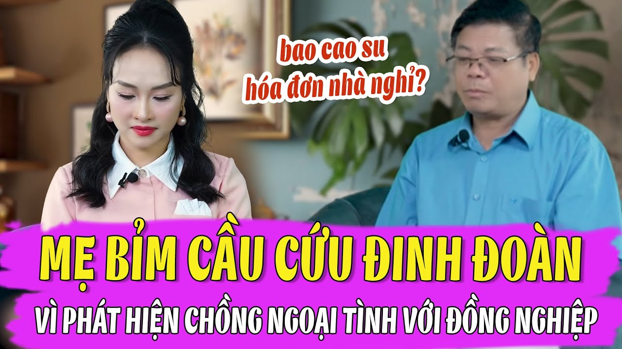 Đau Lòng Cảnh Mẹ Bỉm Sữa Vừa Dỗ Con Vừa Gọi Điện Xin Đinh Đoàn Tư Vấn Vì Chồng Ngoại Tình