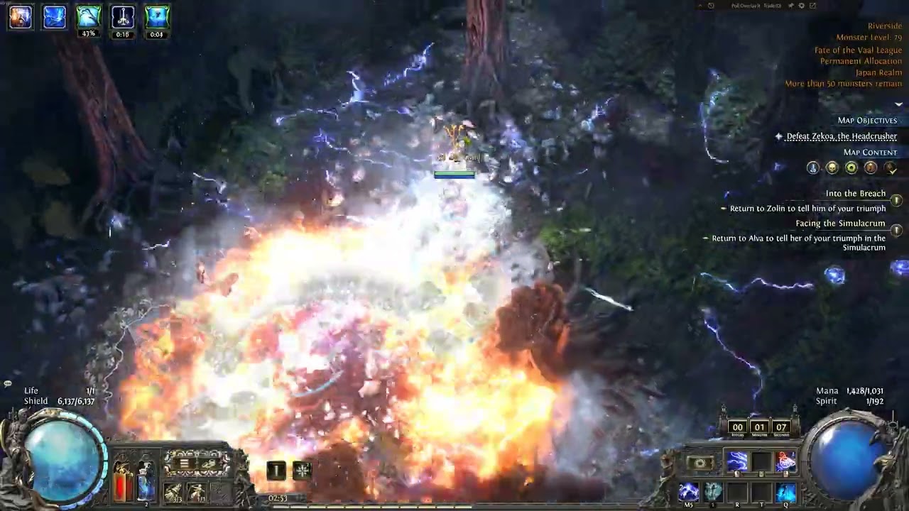 PoE2 0.4 Cold spark PF with CoC comet