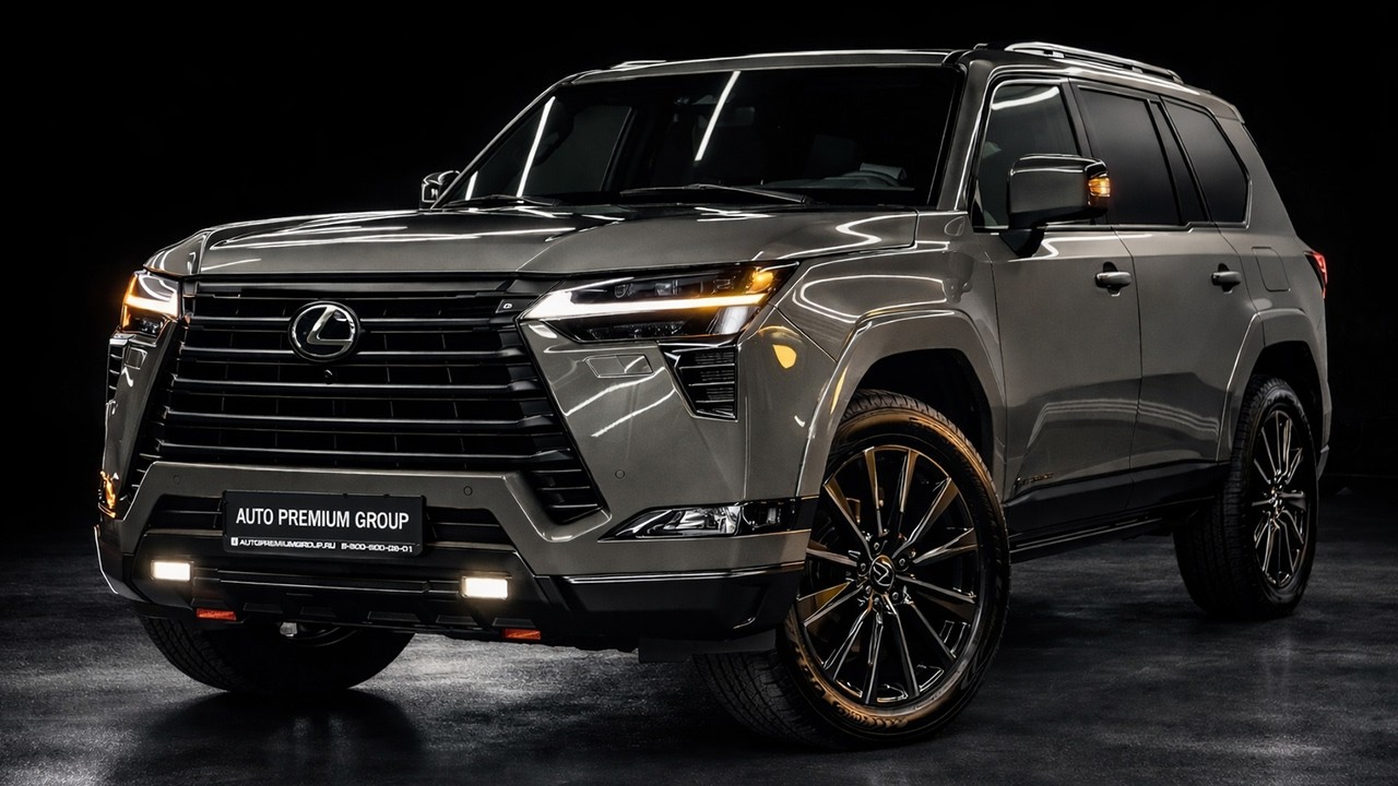 Lexus GX 550 Luxury+ 2025 — звук, экстерьер, интерьер