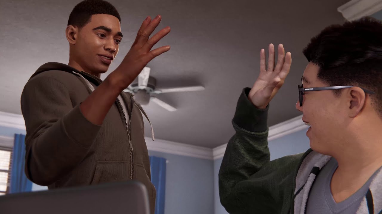 Miles And Ganke Make A New Spider-Man Suit - Spider-Man: Miles Morales