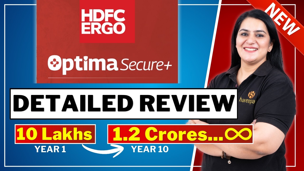 HDFC ERGO Optima Secure+ DETAILS | LATEST HDFC ERGO'S Plan *NEW* | Gurleen Kaur Tikku