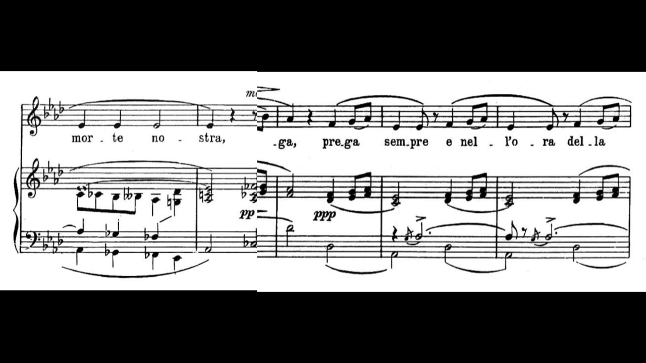 SOPRANO - PIANO ACCOMP.  Verdi - Ave Maria [SCORE]