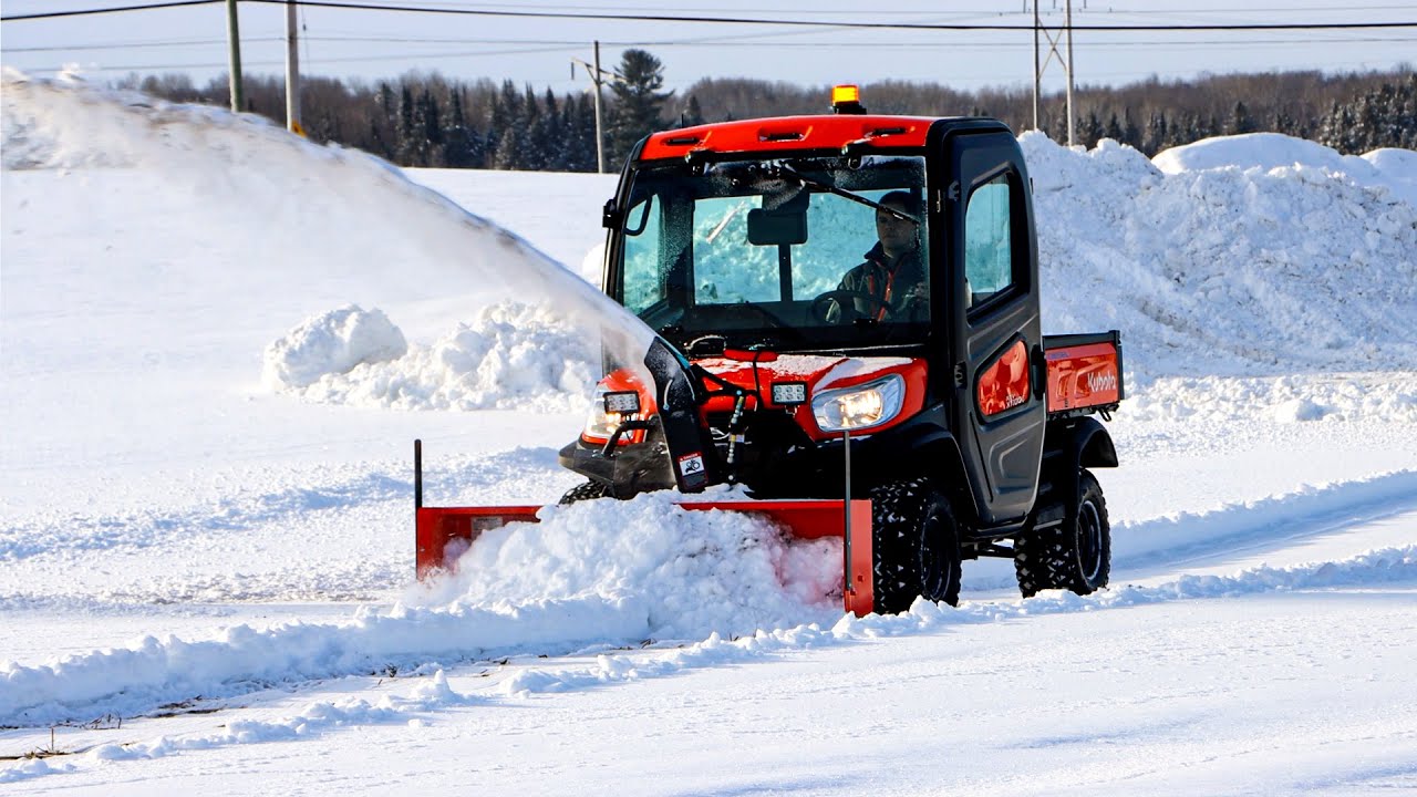 KUBOTA RTV-X1100C BLOWER - Chores in Comfort!