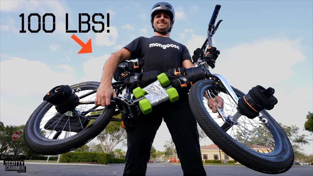 Is It Possible To Bunny Hop A 100lbs BMX Bike?!