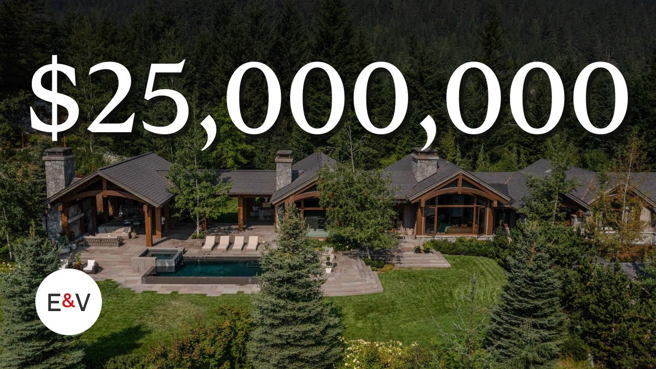 Внутри роскошного курорта Whistler Mountain Retreat стоимостью 25 000 000 долларов | Эксклюзив дл...