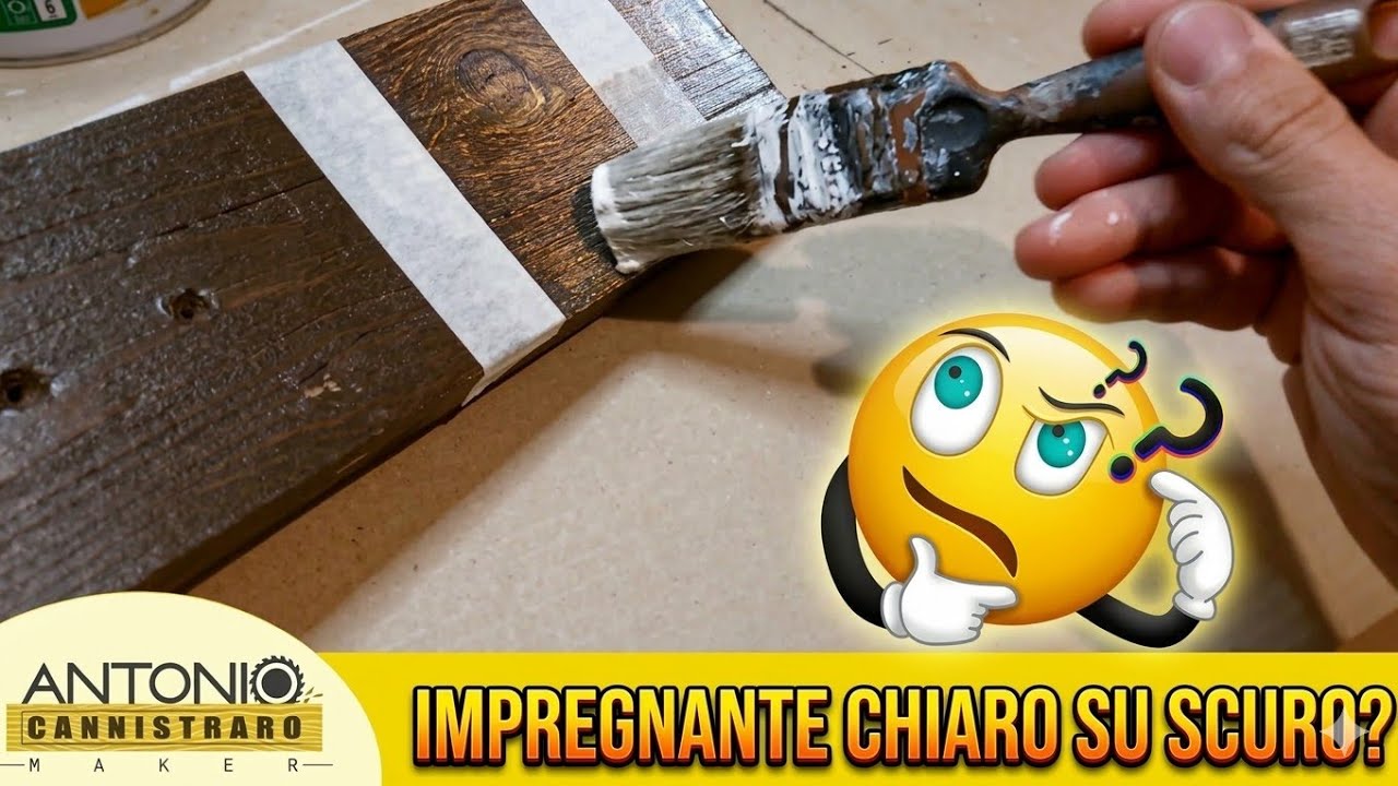 &egrave; possibile dare un impregnante pi&ugrave; chiaro su uno pi&ugrave; scuro? Vediamolo insieme