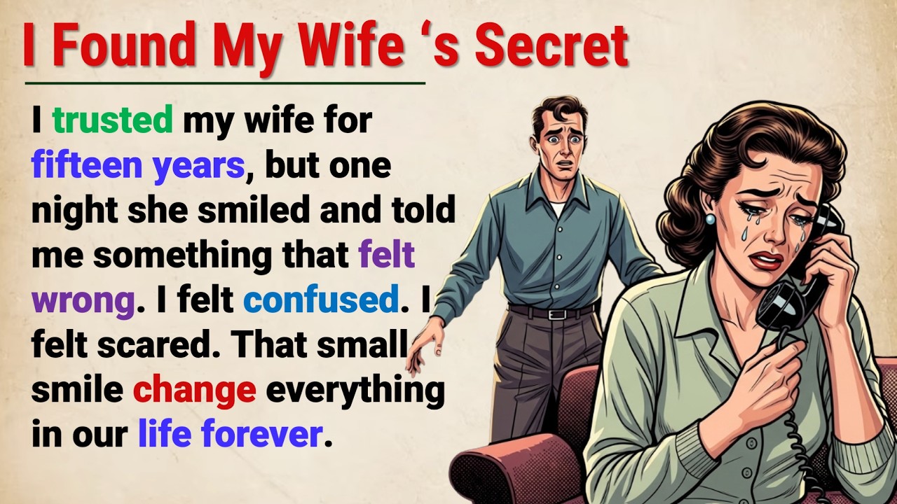 My Wife Hid Secret From Me for Years 🔥Learn English With Story || Graded Reader📚