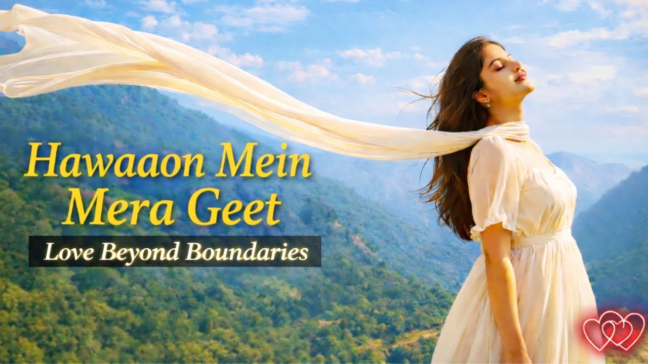 Hawaon Mein Mera Geet | Romantic Hindi Song | Female Vocal | 90s Bollywood Feel