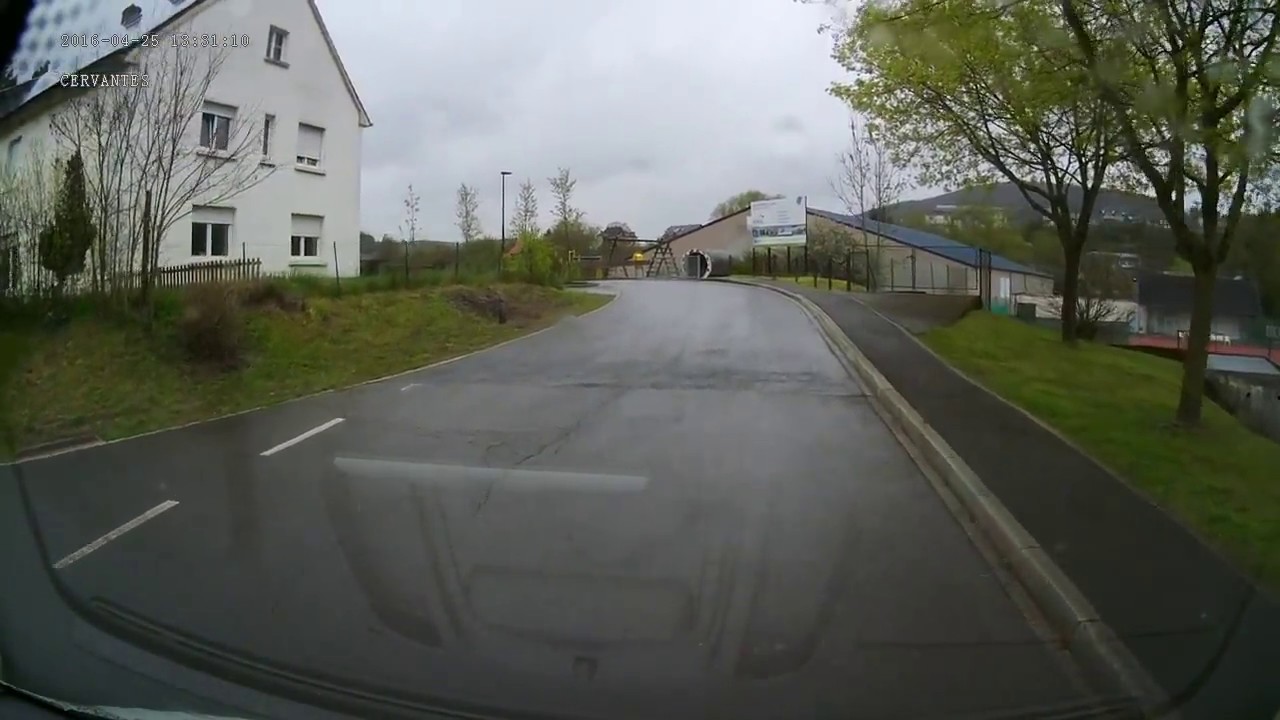 Approach to Camping Kaul, Northern Luxembourg.  25/04/2016 (N49&deg;58&acute;23&middot;6&acute;&acute; E005&deg;55&acute;56&middot;8&acute;&acute;)