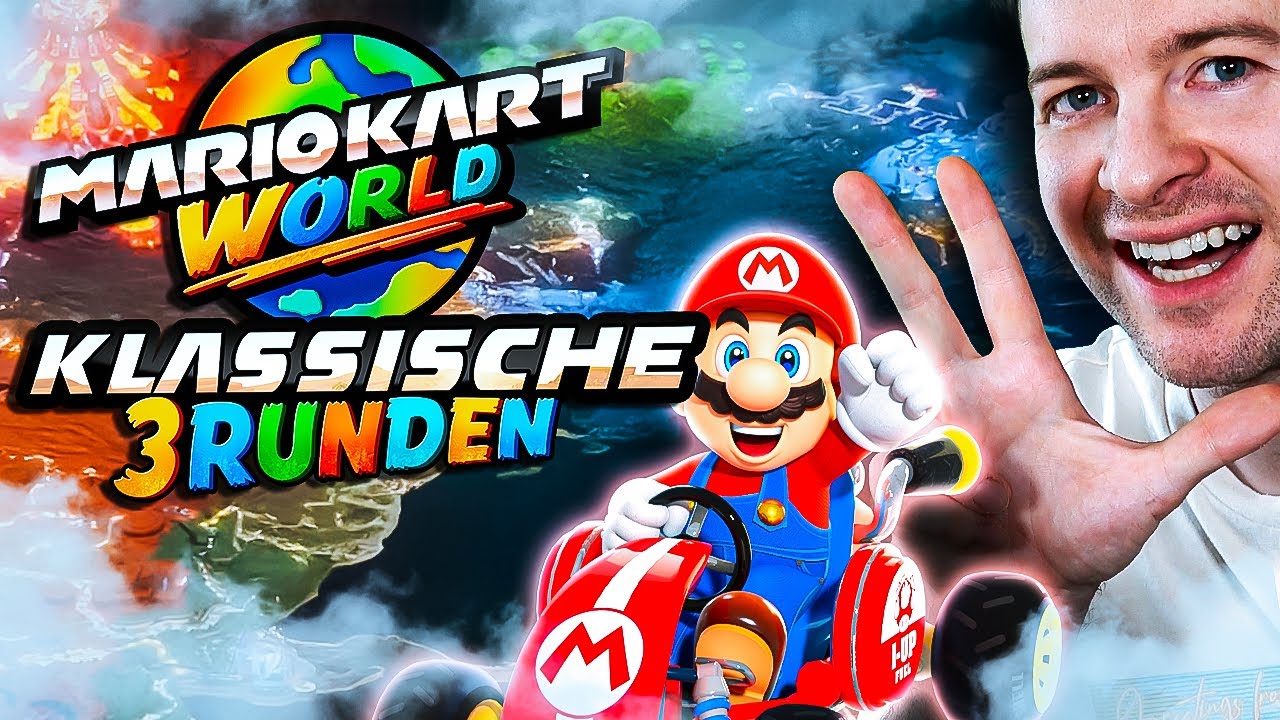 🔴 MARIO KART WORLD 🏁 Alle 30 Strecken mit klassischen 3 Runden | Full Game