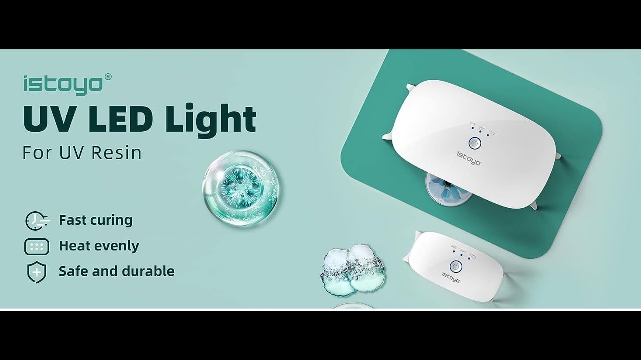 ISTOYO 2 Pack UV Light for Resin