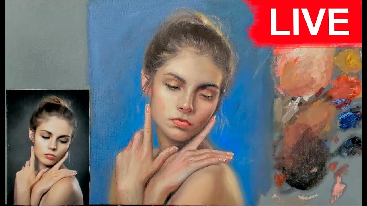 Live Alla Prima Portrait Painting
