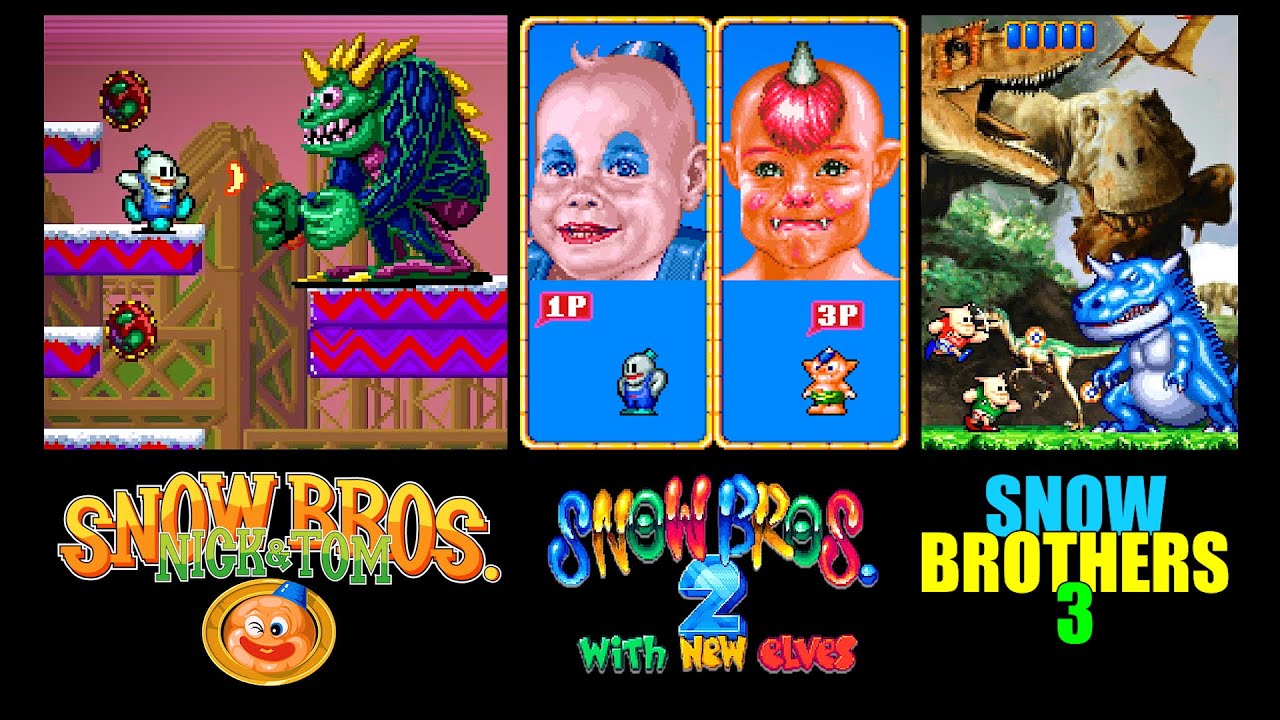 Snow Bros 🔴 TRILOGÍAS DE VIDEOJUEGOS INCREIBLES [ Arcade - MAME ]