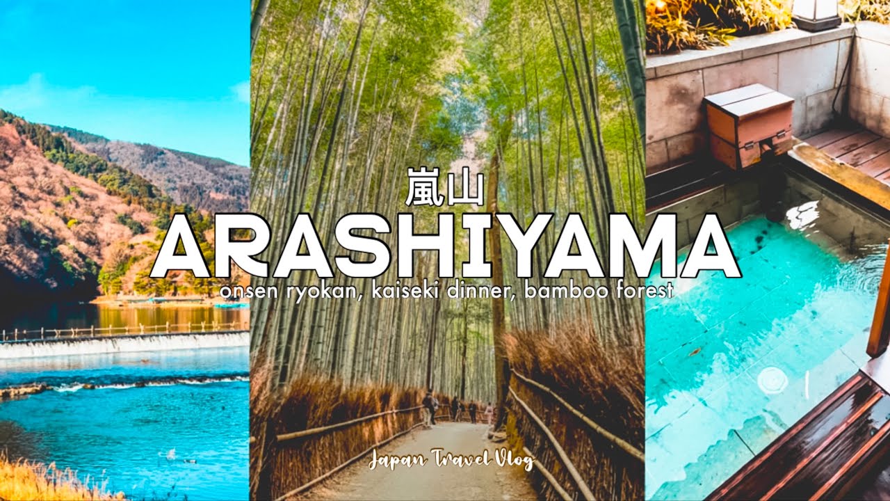 24 Hours in Arashiyama | onsen ryokan, kaiseki dinner, arashiyama bamboo forest | Japan Travel Vlog