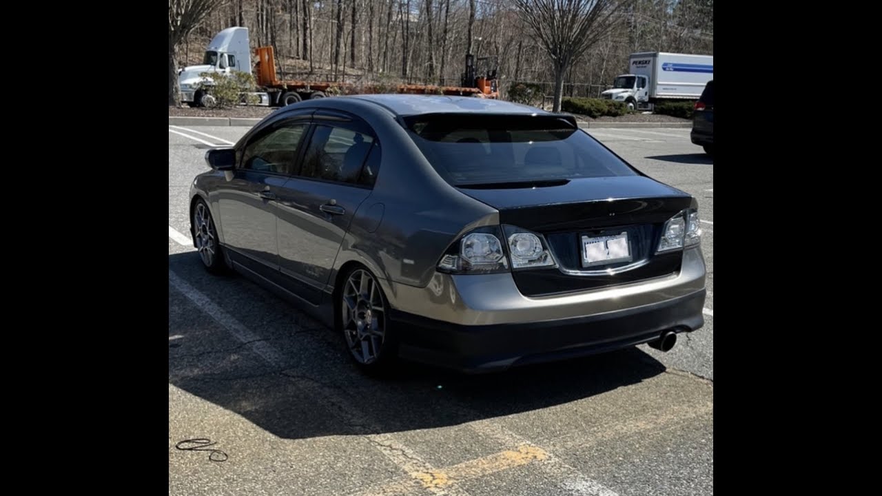 Civic Type R FD2 rear conversion + reverse light wiring