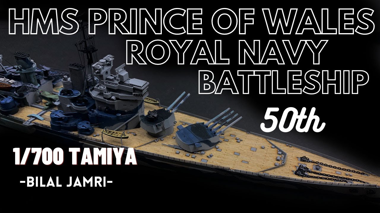 British Battleship HMS Prince of Wales 1/700 Tamiya