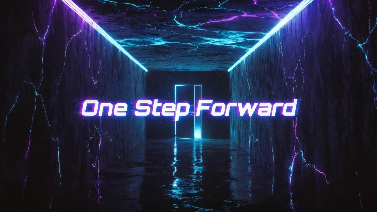 One Step Forward (Original Music Video) A Hypnotic Synth-Pop Odyssey 🎵