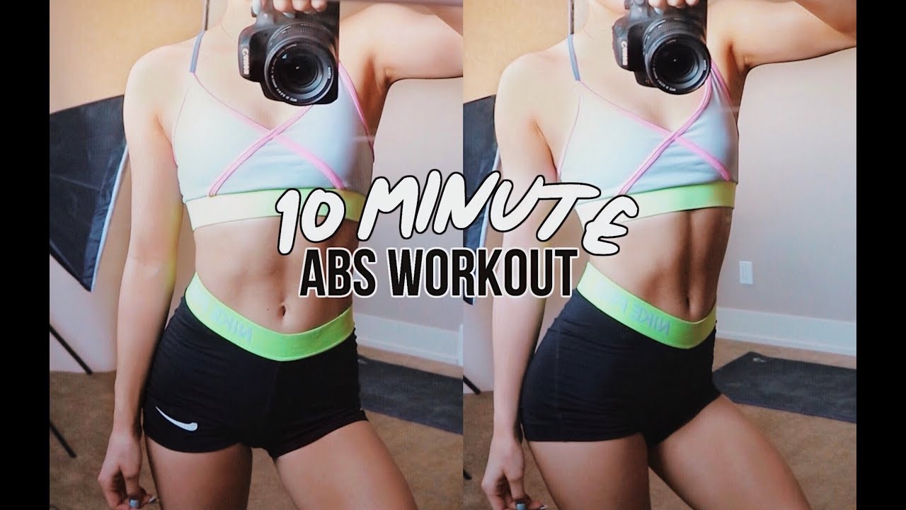 10 MINUTE AB WORKOUT | No Equipment
