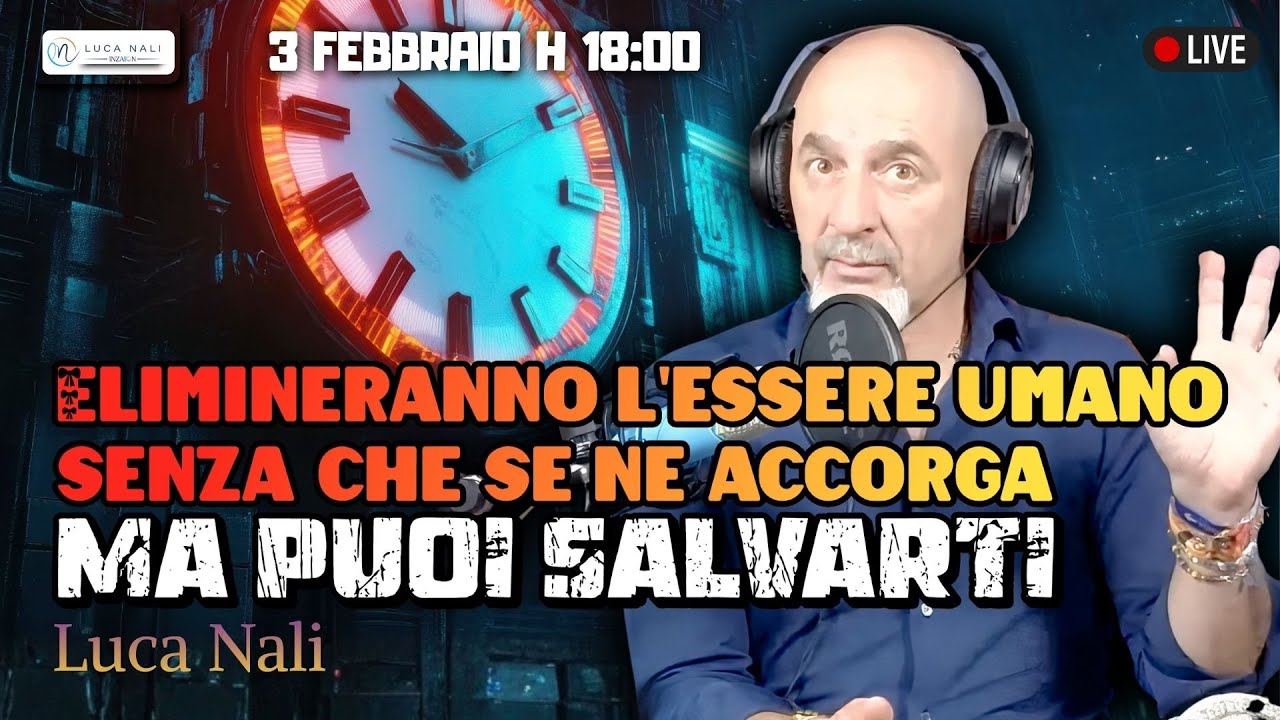 Elimineranno l'essere umano senza che se ne accorga. Ma puoi salvarti-Luca Nali