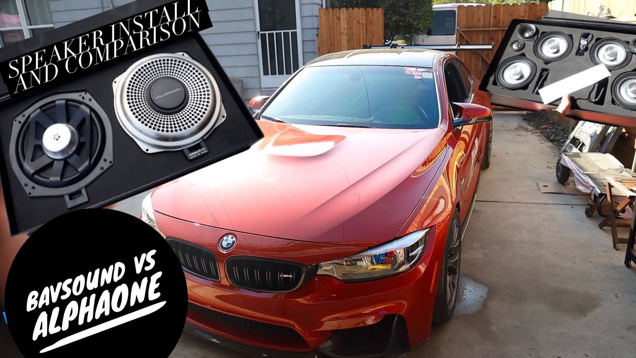 Bimmertech Alphaone vs BAVSOUND Speaker Review BMW M4 F82