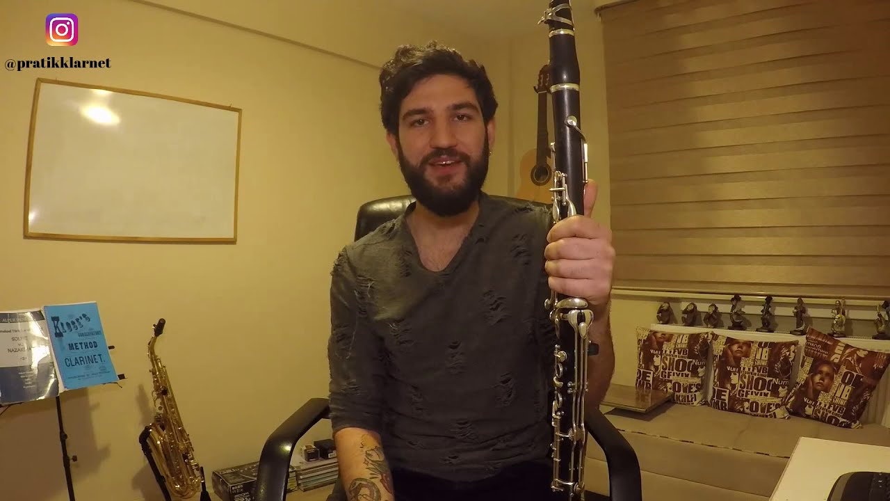 Pratik Klarnet - Akşam Güneşi Sol Klarnet Yakın Çekim