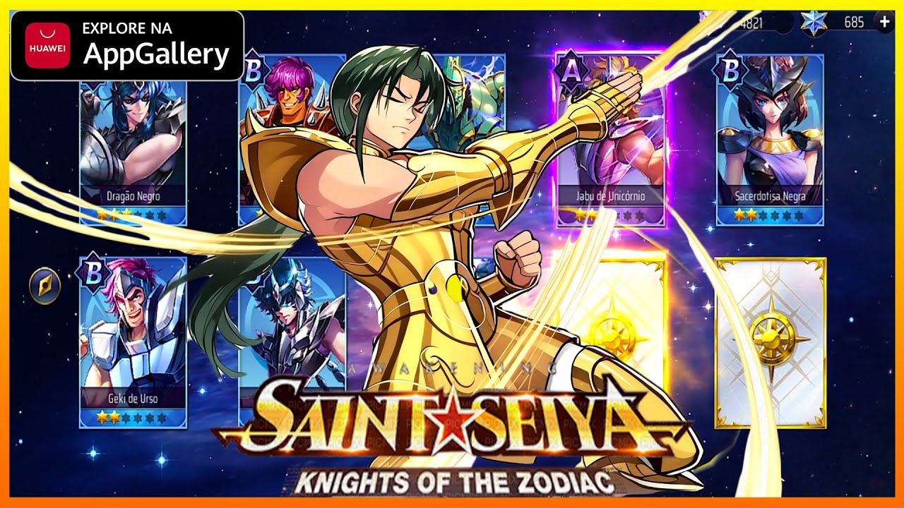 🔴 SUMMONS + TESTES NO IZO - AppGallery store com 20% de CASHBACK! SAINT SEIYA AWAKENING