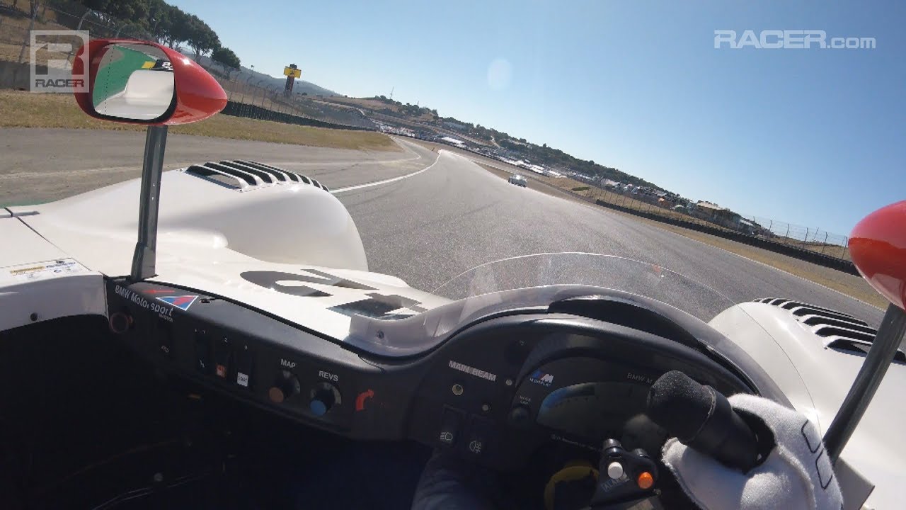 RACER: Reunion Bill Auberlen BMW V12 LMR Visor Cam