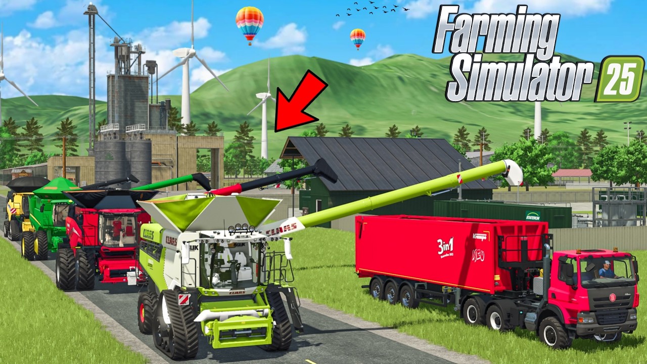 Which Harvester is BEST? CLASS vs JOHN DEERE vs CASE vs New Holland | Farming Simulator 25