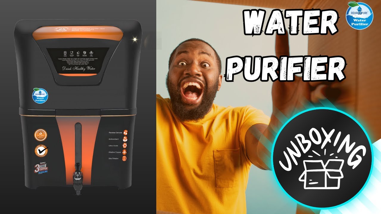 AQUA D PURE Copper + Alkaline RO Water Purifier 12L RO+UV+UF Copper Unboxing and installation videos