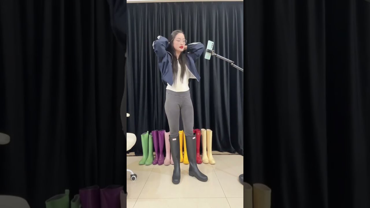 Multiple pairs of rain boots