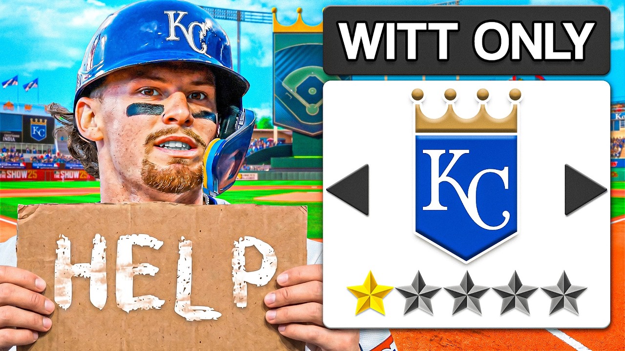 I Rebuild the Royals with ONLY Bobby Witt Jr