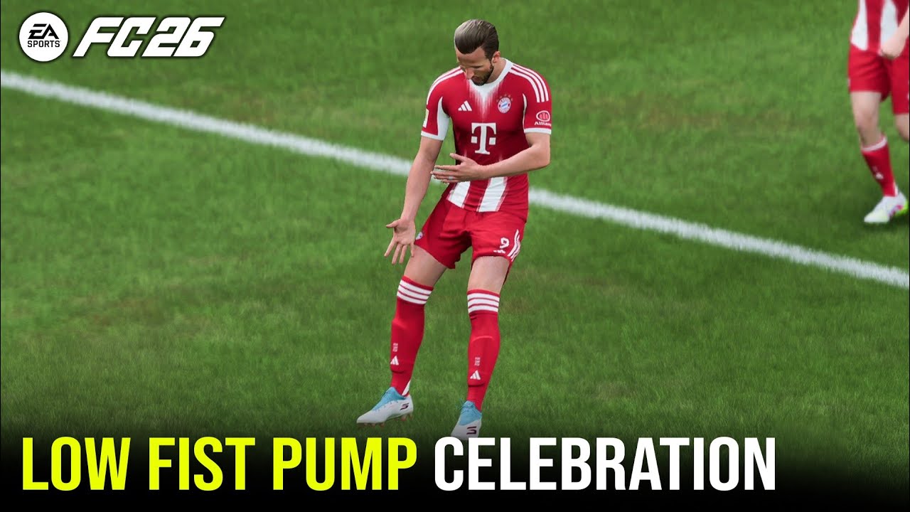 EA FC 26: How To Perform Low Fist Pump Celebration (Harry Kane)
