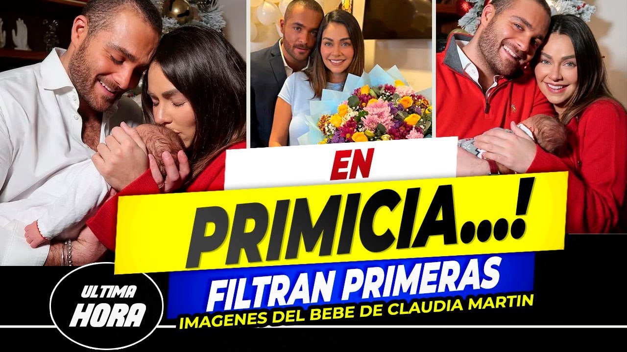 🥰🥳Claudia Mart&iacute;n y Carlos Said muestran las PRIMERAS IMAGENES de su bebe🎈🎈