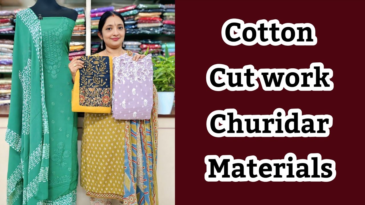 Cotton Cut work | Kalamkari | Salwar suits | @noblelady 