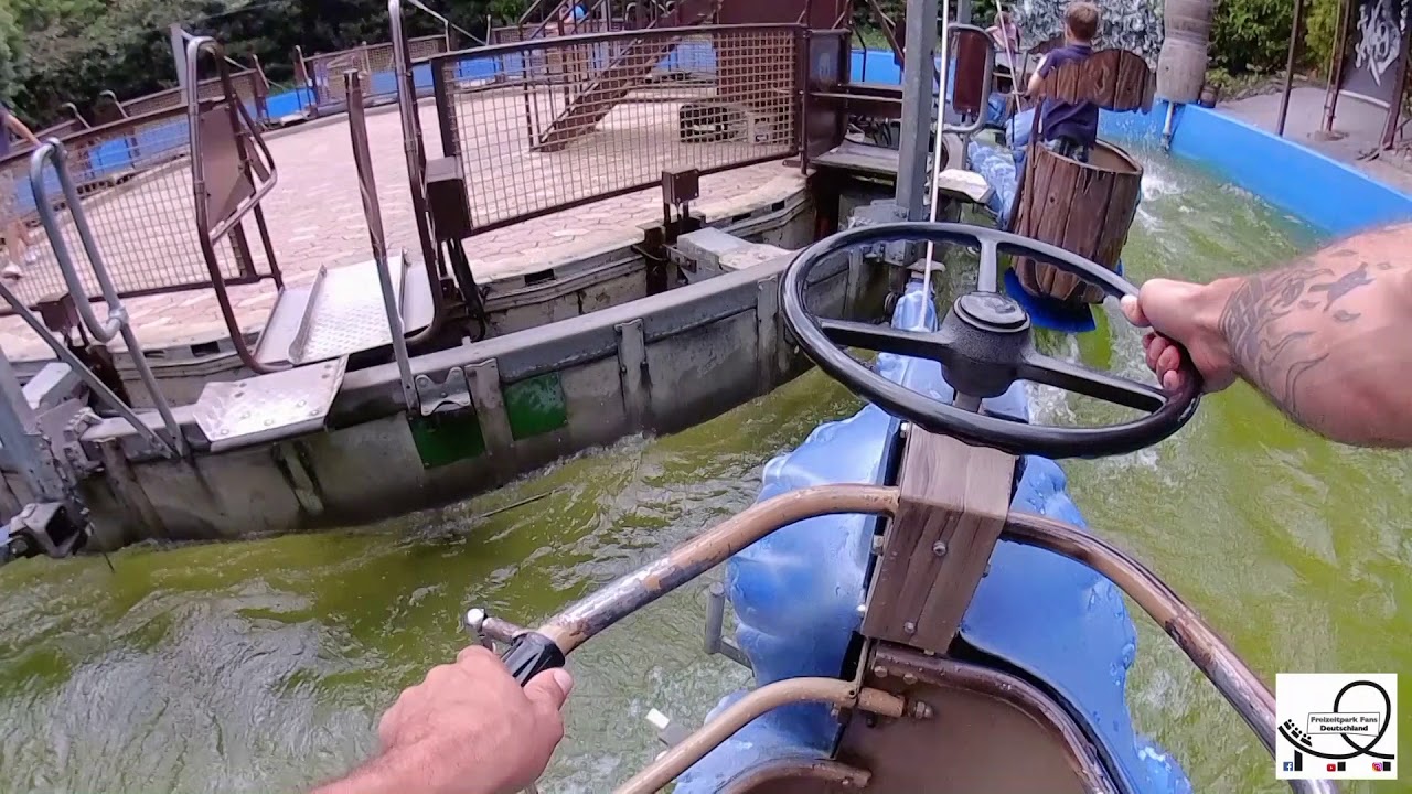 Wildwasser Rondell  Wild & Freizeitpark Klotten POV Onride