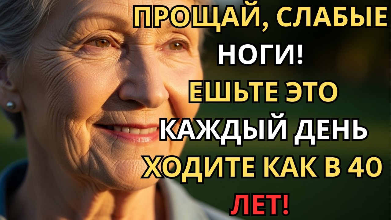 Ешьте ЭТО каждый день, и ваши ноги будут чувствовать себя на 40 лет моложе — даже в 90!