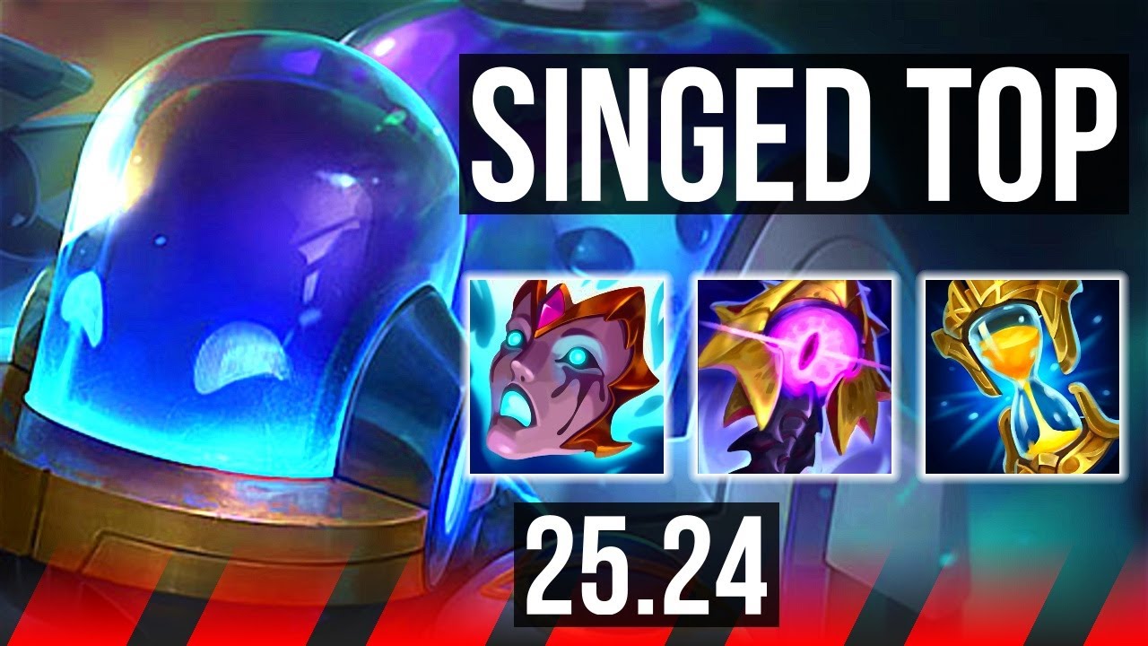SINGED vs AMBESSA (TOP) | 40K damage | KR Master | 25.24