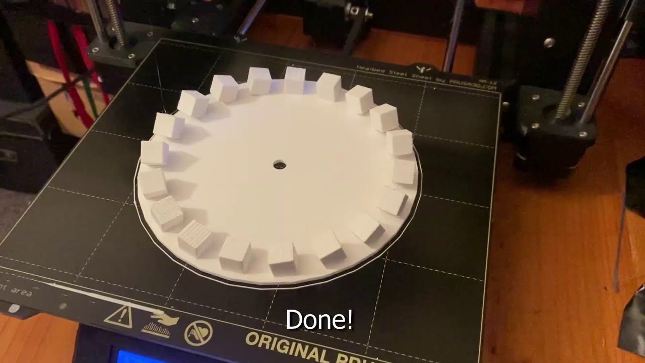 A 3D printed Zoetrope