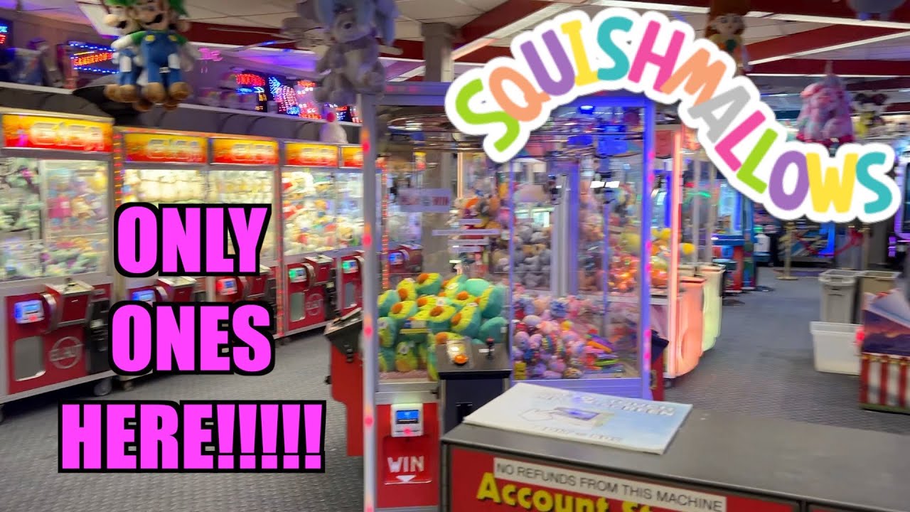 SQUISHMALLOW CLAW MACHINE ARCADE ALL TO OURSELVES