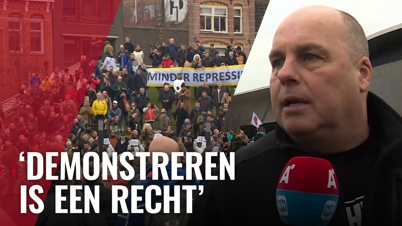Duizenden demonstranten bij coronaprotest ondanks verbod