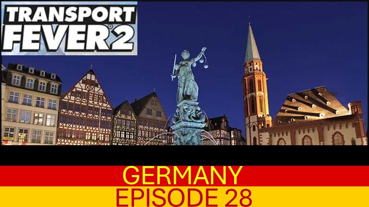 Transport Fever 2 : 1st Passengers Electric Train : Germany Episode 28