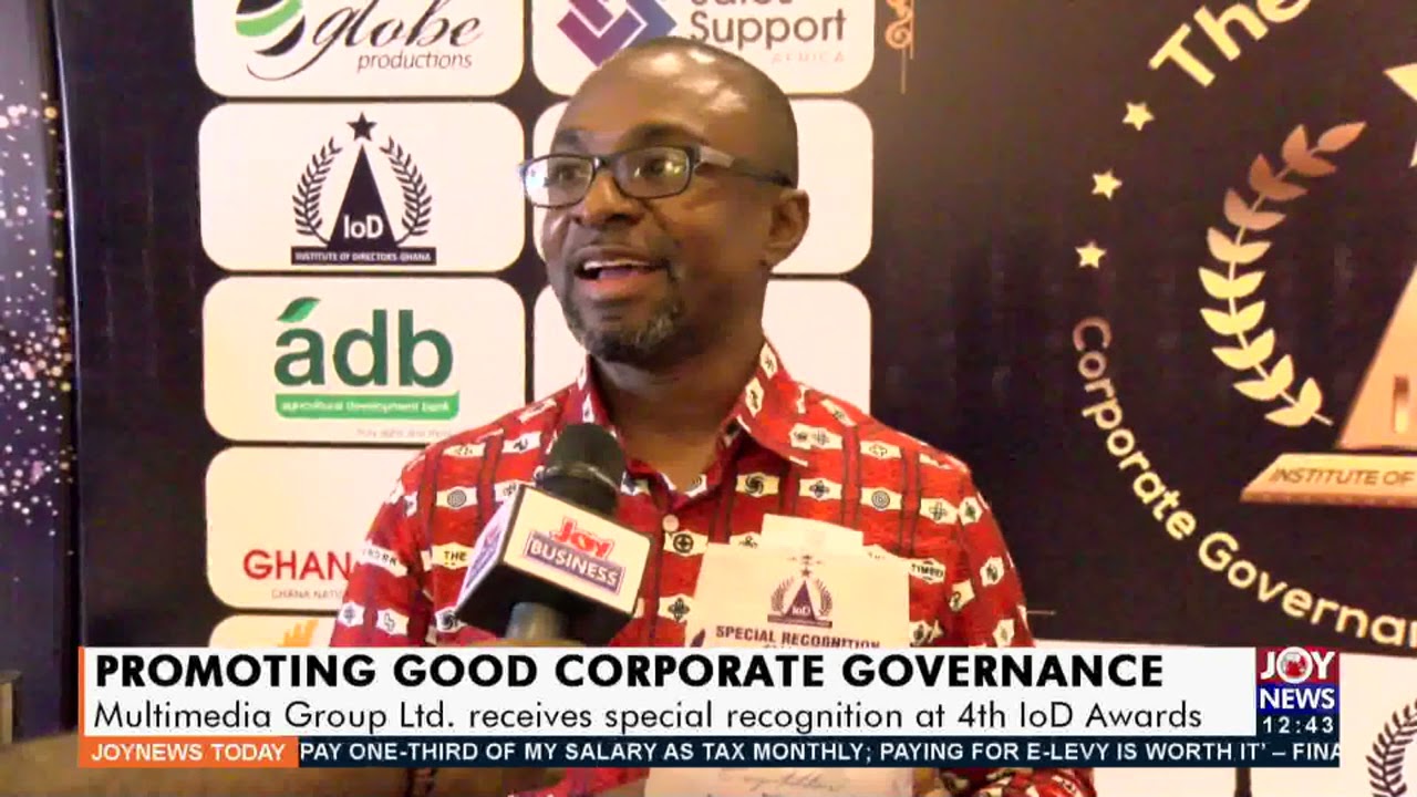 Multimedia Group Ltd  receives special recognition at 4th IoD Awards- JoyBusiness Today (22-11-21)