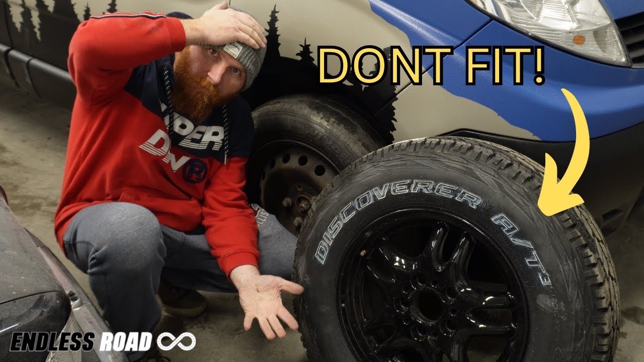 DISASTER! Water leaks and wheels won’t fit. Trafic Campervan project | pt7