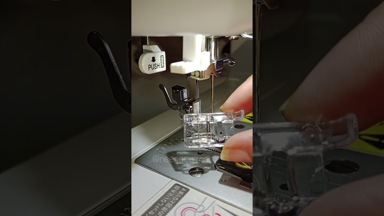 How to Change Presser Foot on Singer Sewing Machine 🧵 | Easy Tutorial #shorts